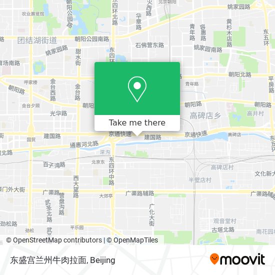 东盛宫兰州牛肉拉面 map