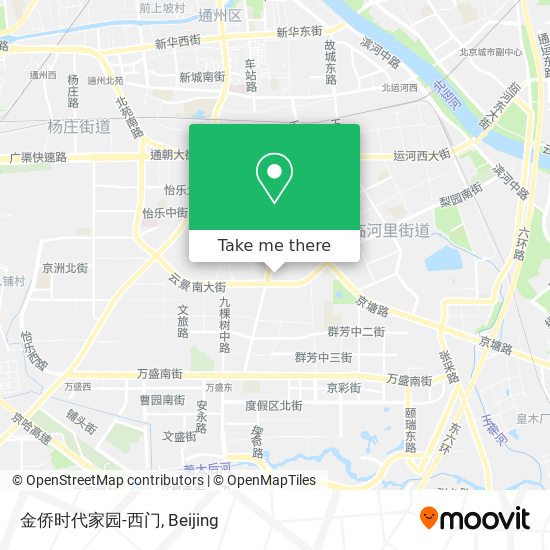 金侨时代家园-西门 map