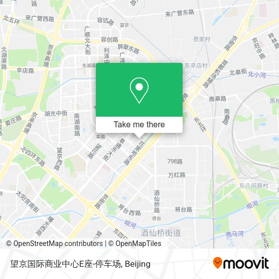 望京国际商业中心E座-停车场 map