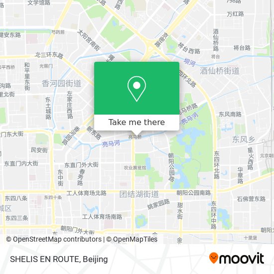 SHELIS EN ROUTE map