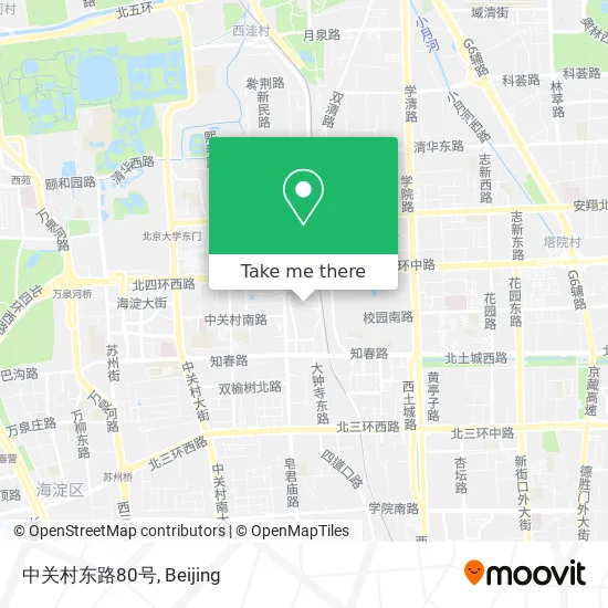 中关村东路80号 map