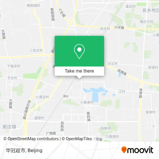 华冠超市 map