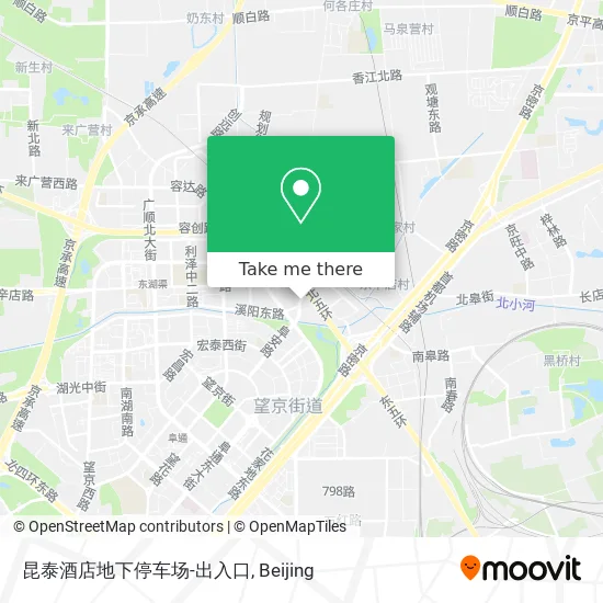 昆泰酒店地下停车场-出入口 map