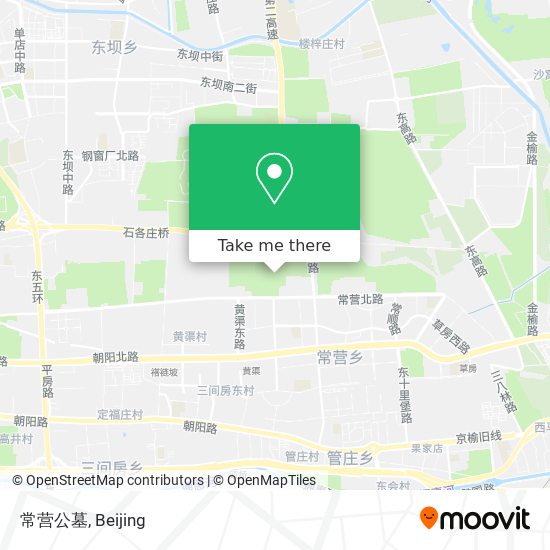 常营公墓 map