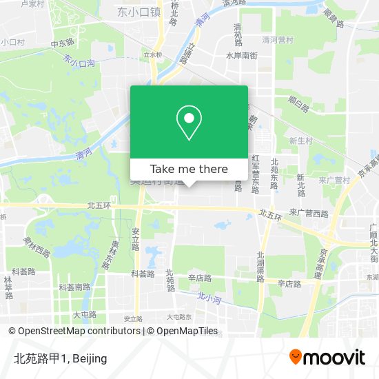 北苑路甲1 map