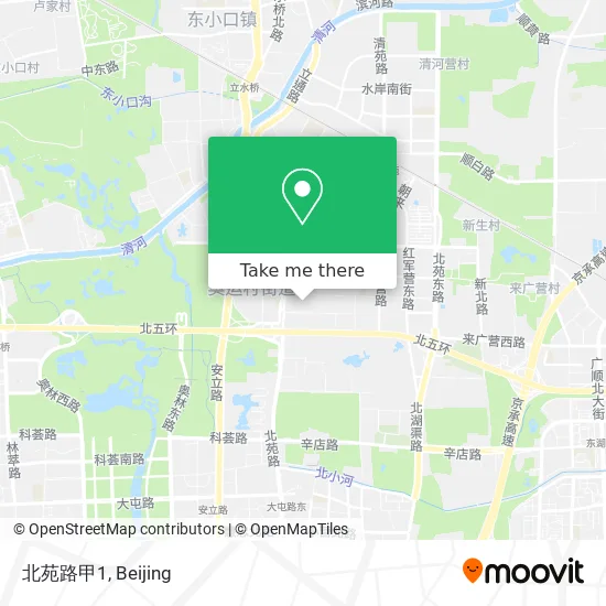 北苑路甲1 map