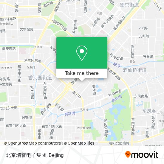 北京瑞普电子集团 map