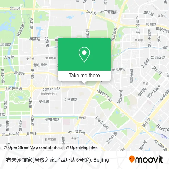 布来漫饰家(居然之家北四环店5号馆) map