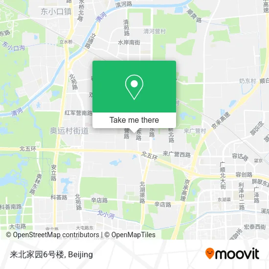 来北家园6号楼 map