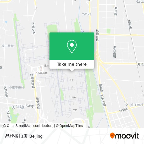 品牌折扣店 map