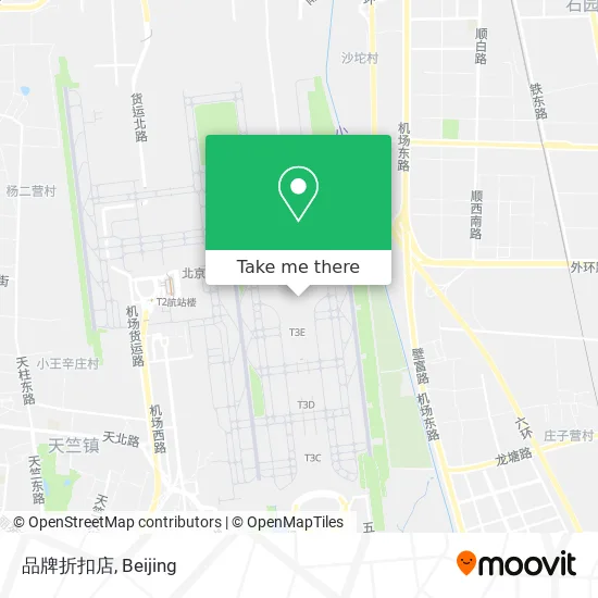 品牌折扣店 map