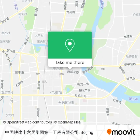 中国铁建十六局集团第一工程有限公司 map