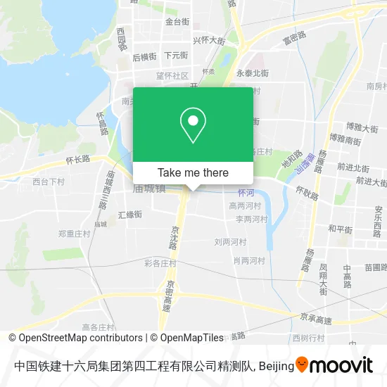 中国铁建十六局集团第四工程有限公司精测队 map