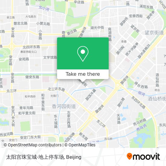 太阳宫珠宝城-地上停车场 map