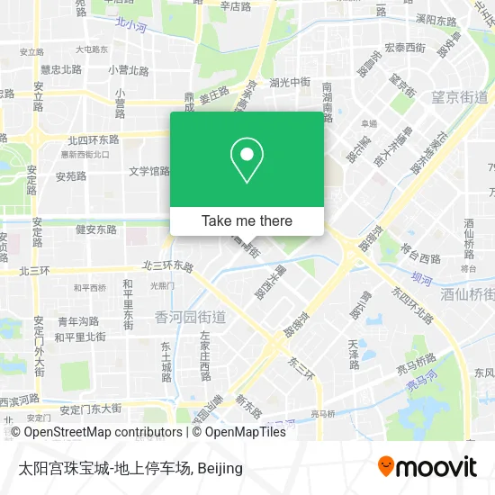 太阳宫珠宝城-地上停车场 map