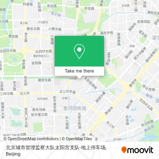 北京城市管理监察大队太阳宫支队-地上停车场 map