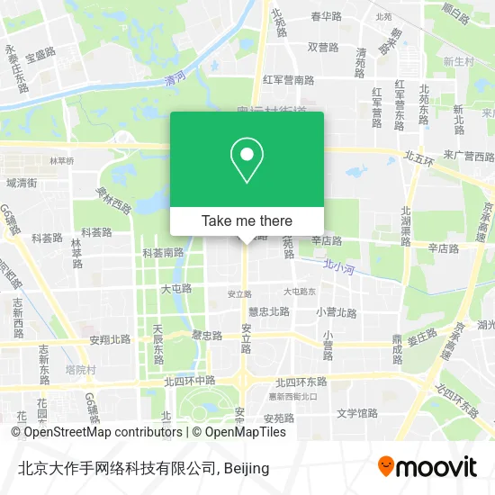 北京大作手网络科技有限公司 map
