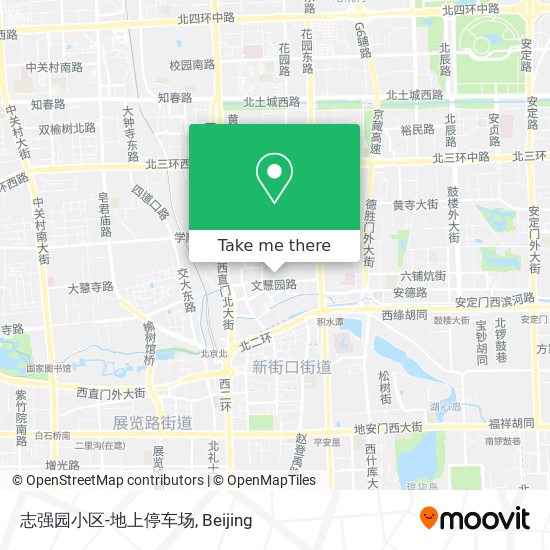 志强园小区-地上停车场 map