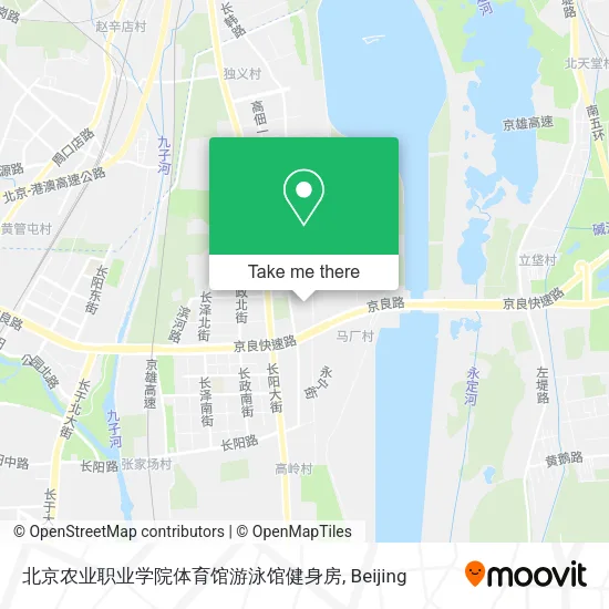 北京农业职业学院体育馆游泳馆健身房 map