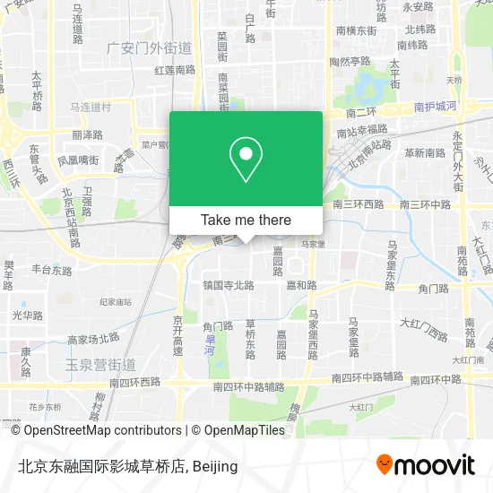北京东融国际影城草桥店 map