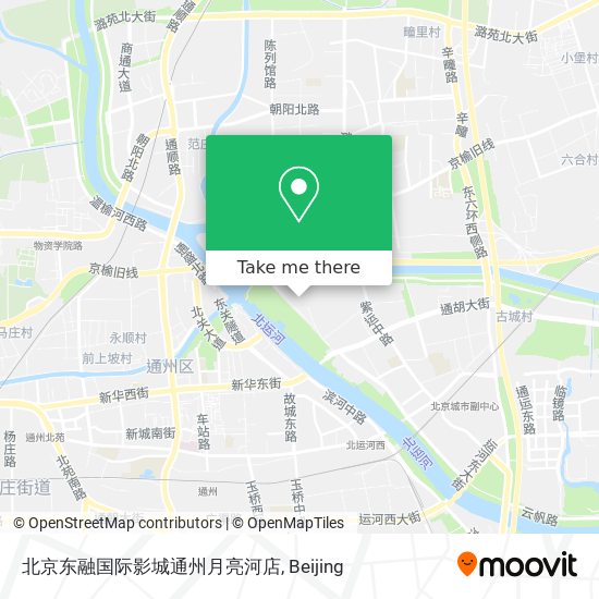 北京东融国际影城通州月亮河店 map