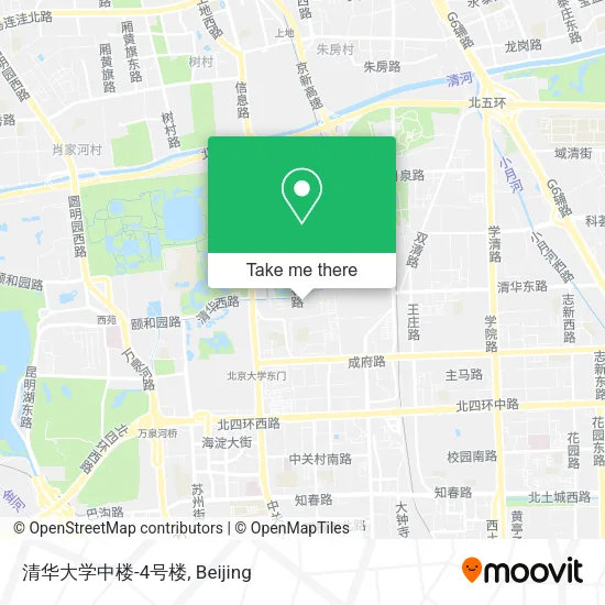 清华大学中楼-4号楼 map
