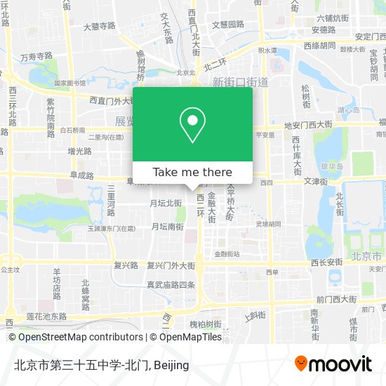 北京市第三十五中学-北门 map