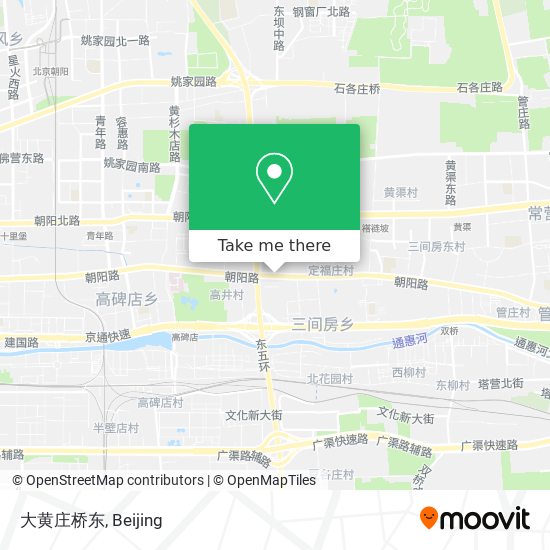 大黄庄桥东 map