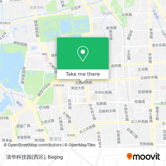 清华科技园(西区) map
