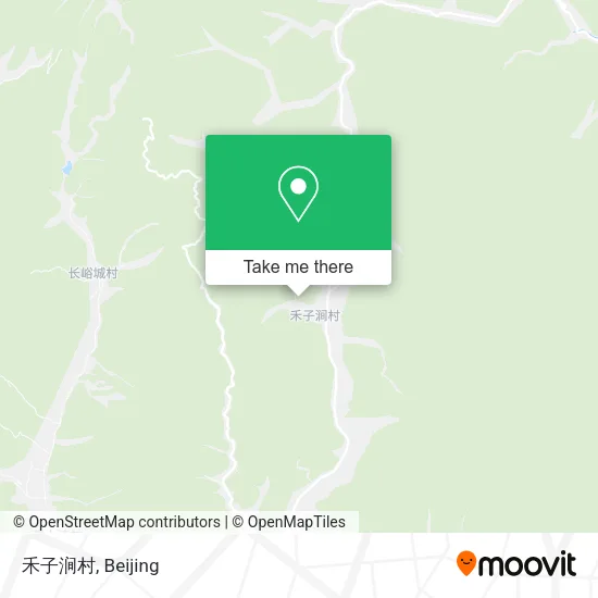 禾子涧村 map