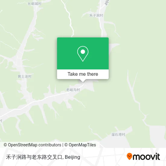 禾子涧路与老东路交叉口 map