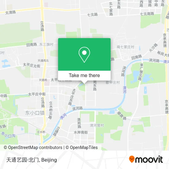 天通艺园-北门 map