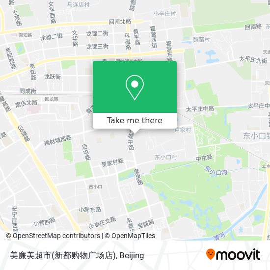 美廉美超市(新都购物广场店) map