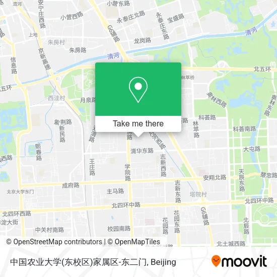 中国农业大学(东校区)家属区-东二门 map