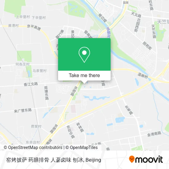窑烤披萨 药膳排骨 人蔘卤味 刨冰 map