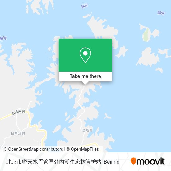 北京市密云水库管理处内湖生态林管护站 map