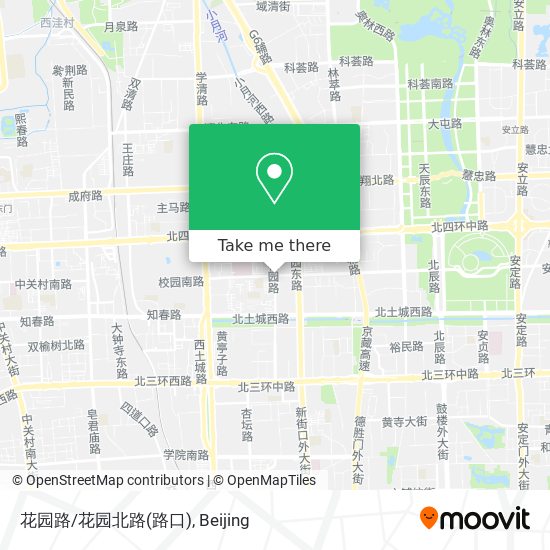 花园路/花园北路(路口) map