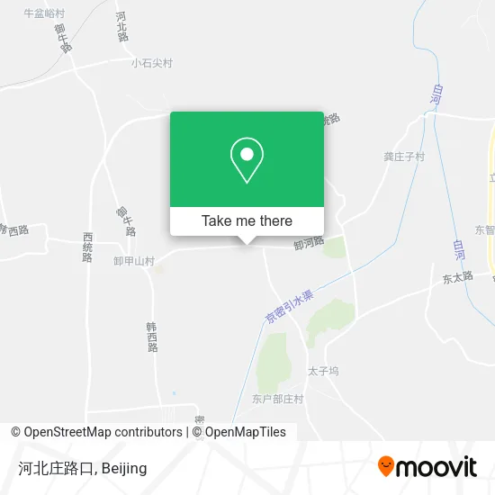 河北庄路口 map