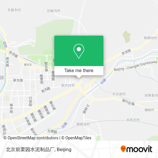 北京前栗园水泥制品厂 map