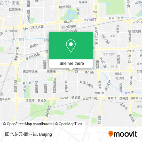 阳光花园-商业街 map