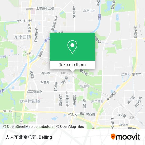 人人车北京总部 map