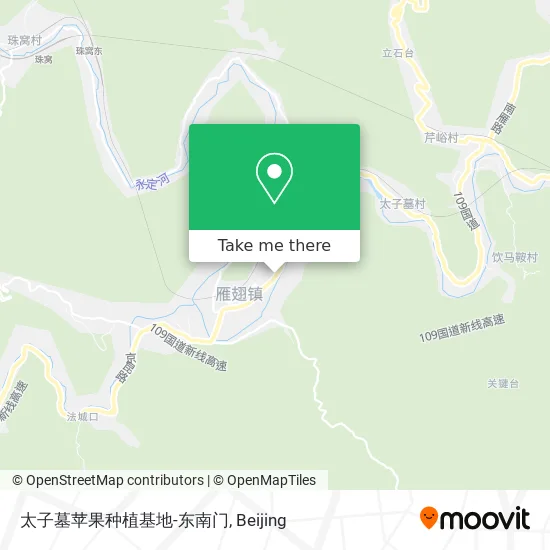 太子墓苹果种植基地-东南门 map