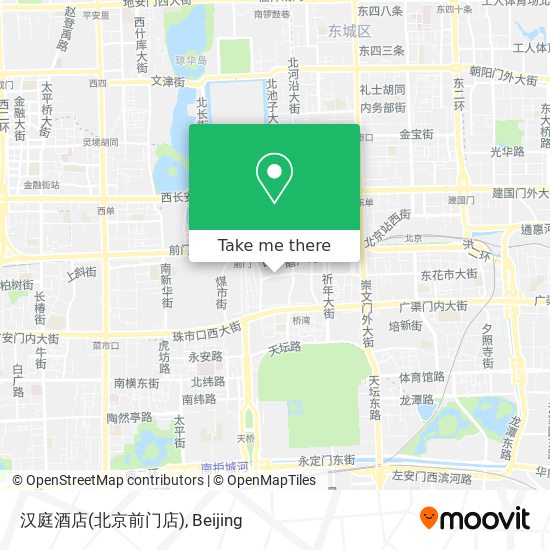 汉庭酒店(北京前门店) map