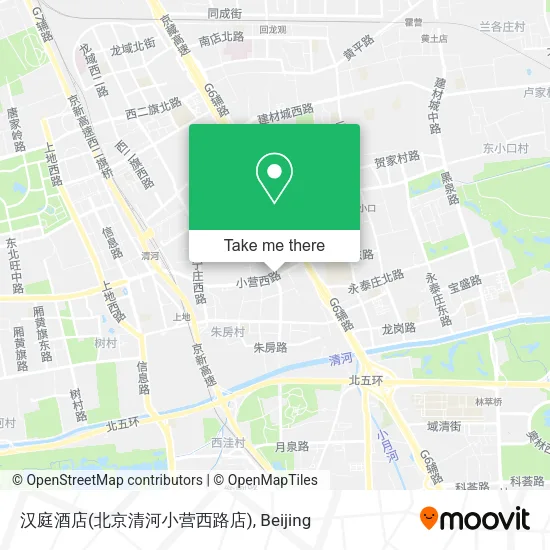 汉庭酒店(北京清河小营西路店) map