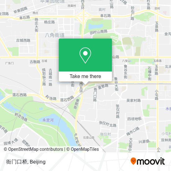 衙门口桥 map