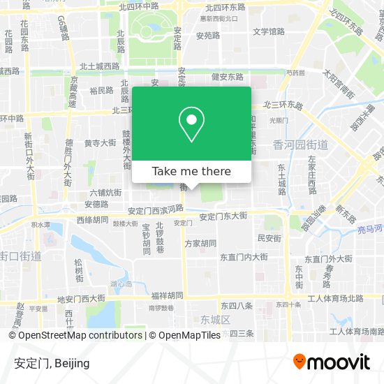 安定门 map