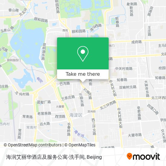 海润艾丽华酒店及服务公寓-洗手间 map