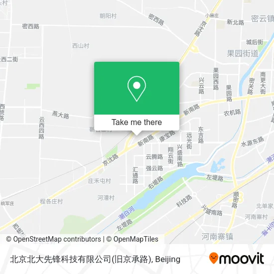 北京北大先锋科技有限公司(旧京承路) map