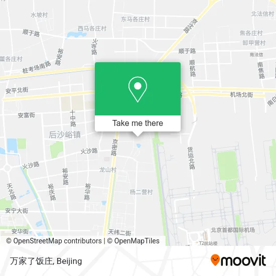 万家了饭庄 map