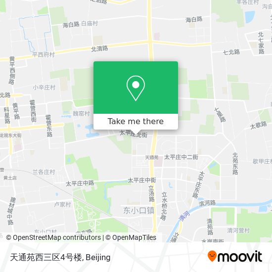 天通苑西三区4号楼 map